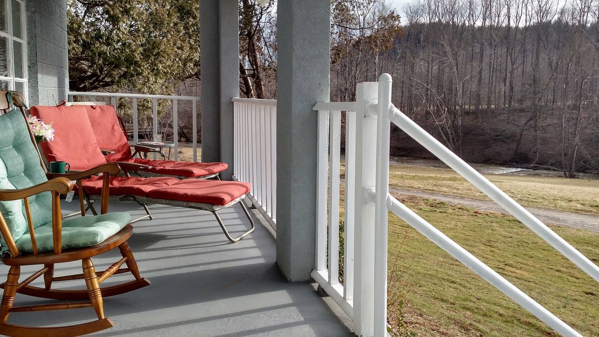 Dan River House | Tranquil sounds of the Dan River heard from the front porch or by the firepit.