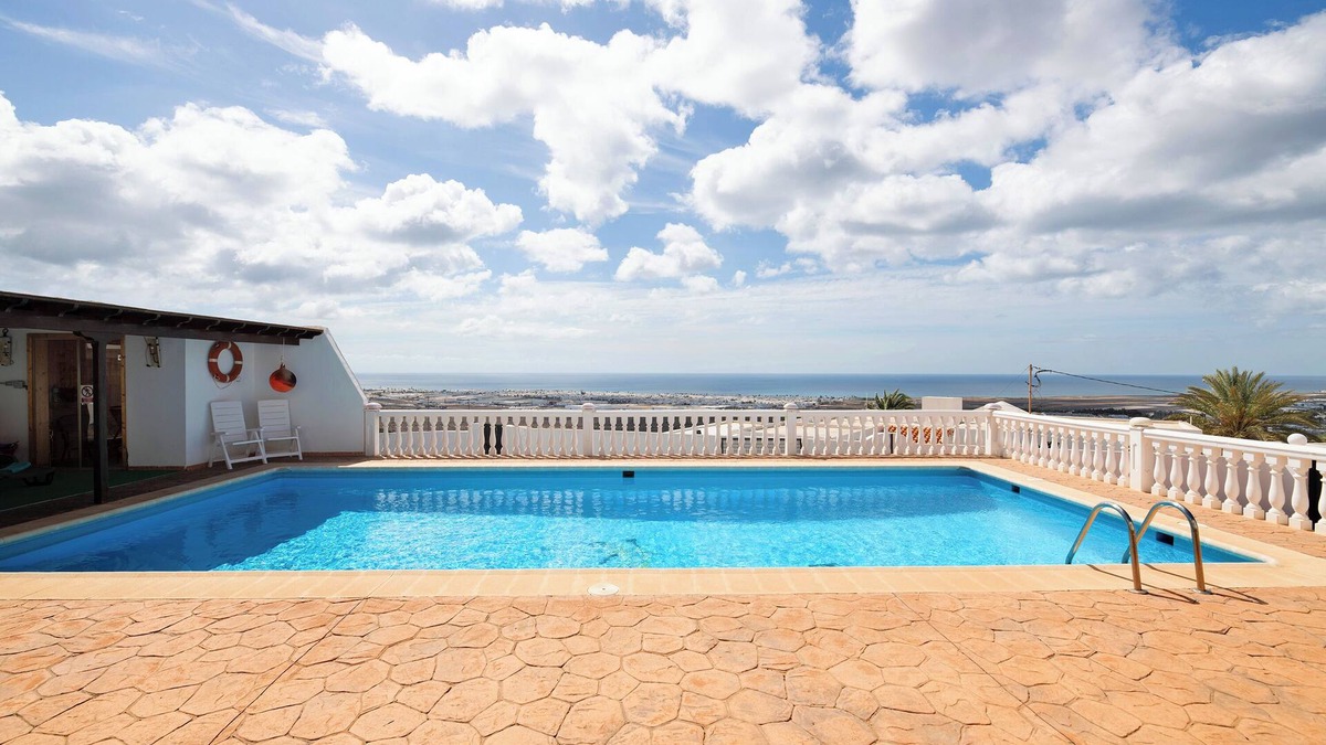 Guime House | Tranquil Villa Calera 2 with Shared Pool, Ocean View, Terrace & Wi-Fi; Parking Available