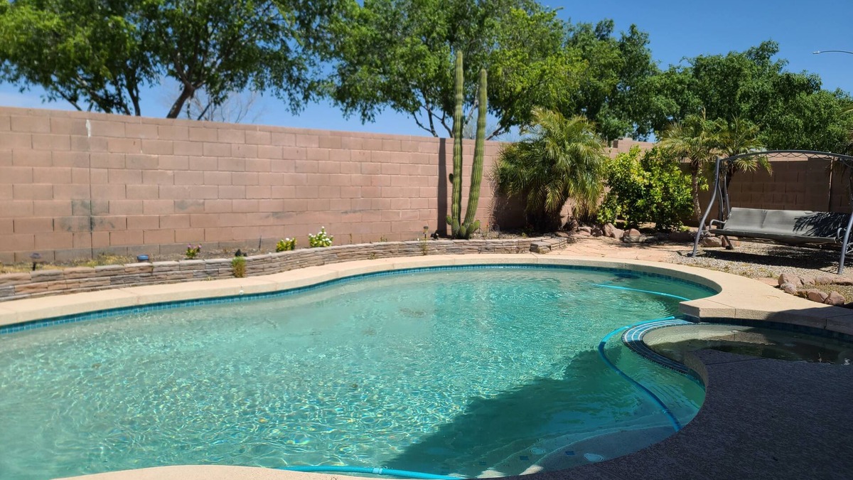 Parkwood Ranch House | Treat yourself to this 3 bedroom/2 bath nautical oasis with a pool & spa