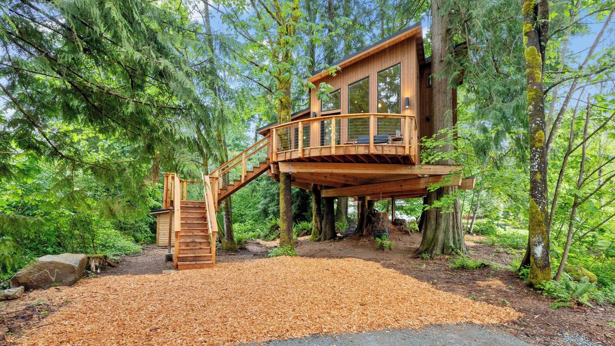 Bellingham House | Tree House- Two bedroom plus loft- sustainable living!
