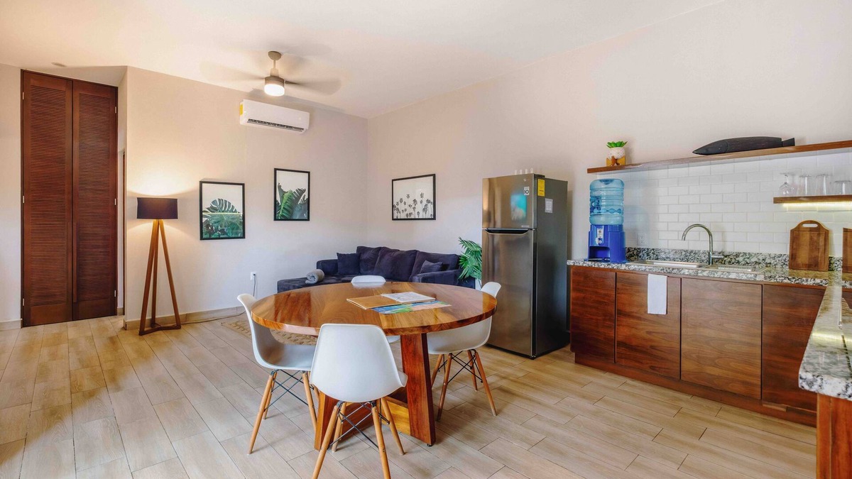 Colonos Cuzamil Apartment | Treetop Cozumel + Adults Only Serviced Apt + Starlink Wifi + Free Bikes + Pool