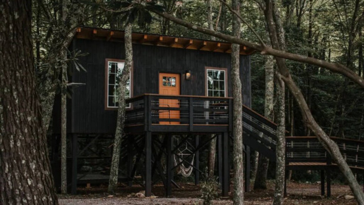 Flag Pond Cabin | Trent Treehouse Unit 7- Not Pet Friendly - Glamping Retro