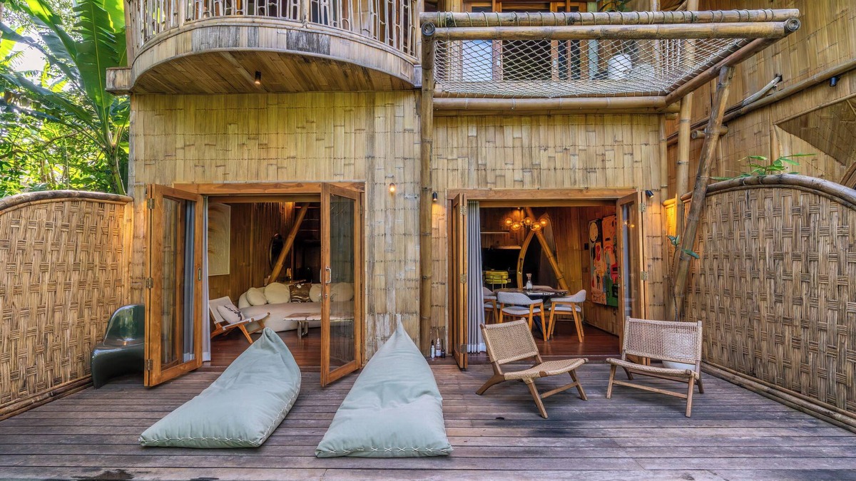 Beraban Villa | Tropical 2BR Bamboo Villa in Cemagi