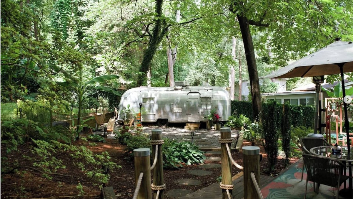 DeKalb County House | Tropical Airstream Oasis with Sauna, pool and Hot-tubl!