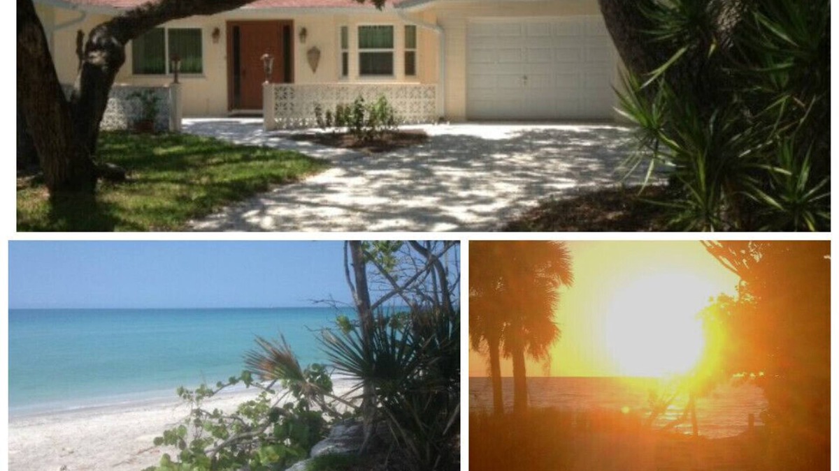 Englewood House | Tropical Paradise! 100 Steps From Your Private Gulf Beach!