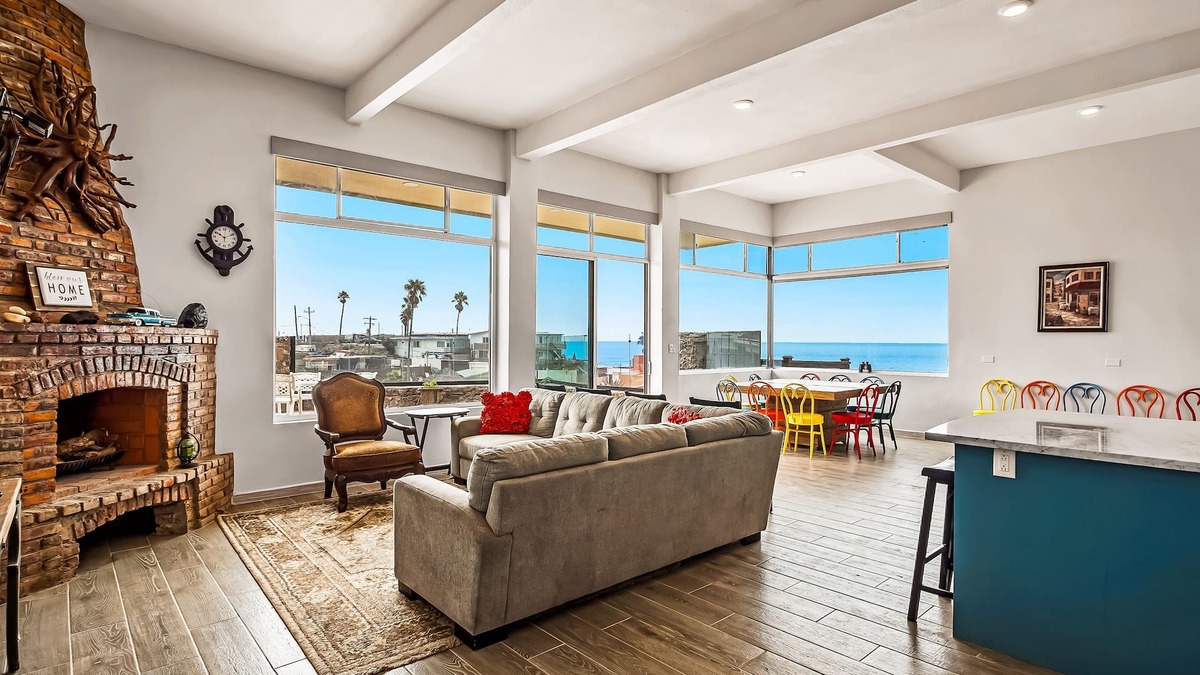 Playa Encantada House | Tropical retreat with ocean views - steps from the sand with alfresco dining