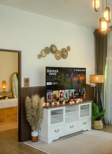 Srithanu House | Tropicana House - Double King Bed - 2mn ZenBeach - Garden View