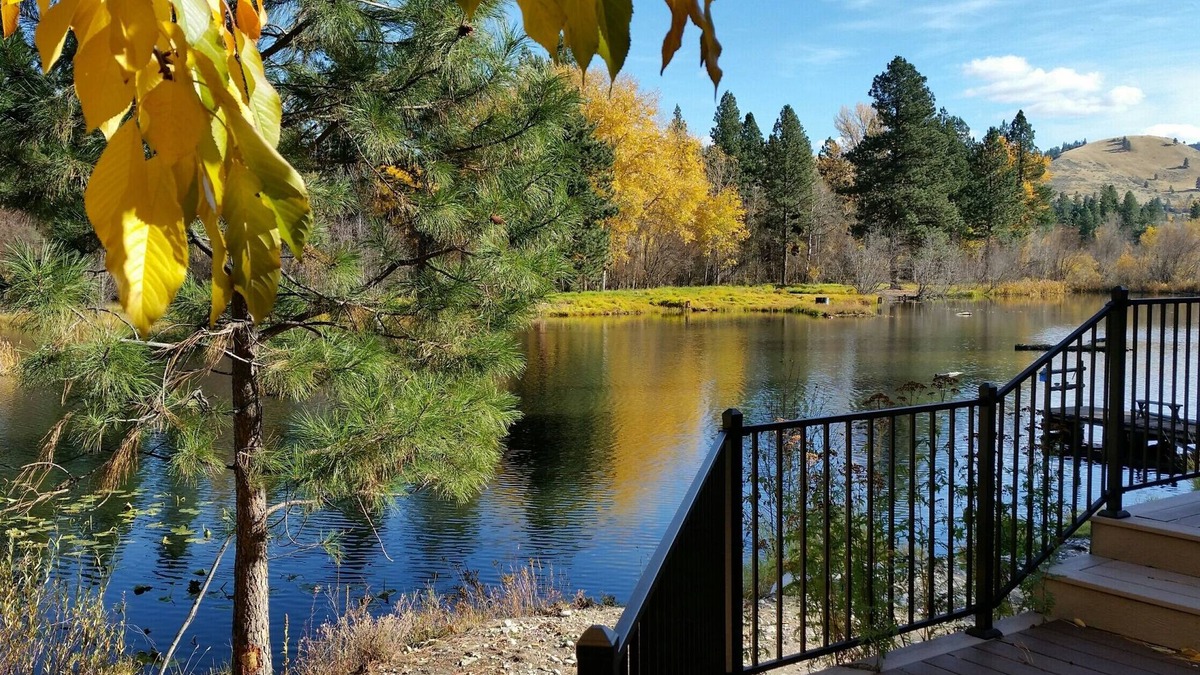 Grantsdale House | Trout Farm ponds, wildlife corridor on creek and river - a perfect getaway