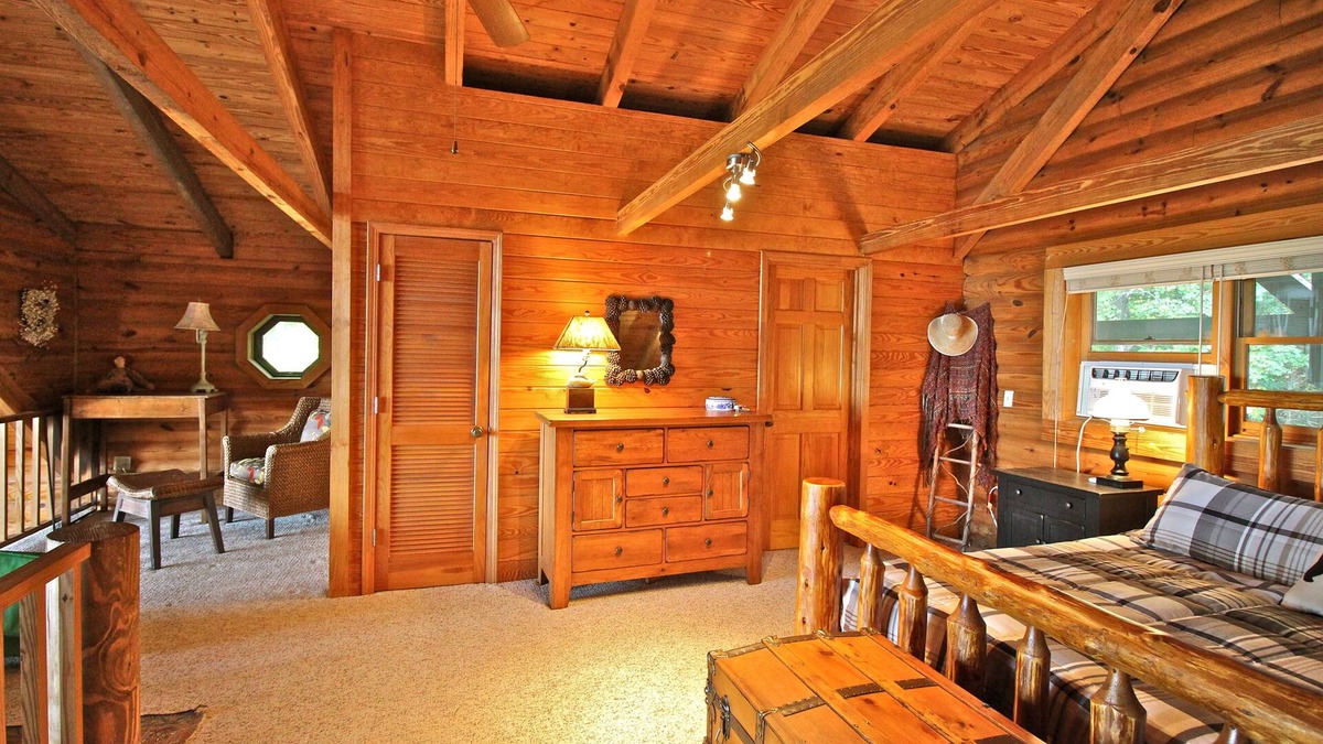 Rosman Cabin | True log cabin with 35 mile unspoiled view