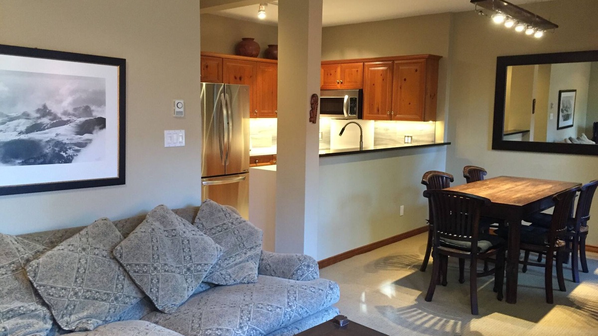 Upper Village Condo | True Ski-in/Ski-out. Updated. Blackcomb. Sunny! Sleeps 4.