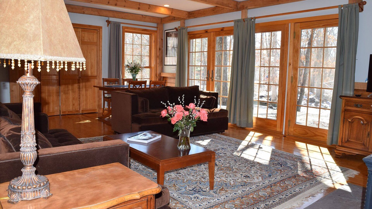 East Falmouth House | Tucked away in a private wooded setting