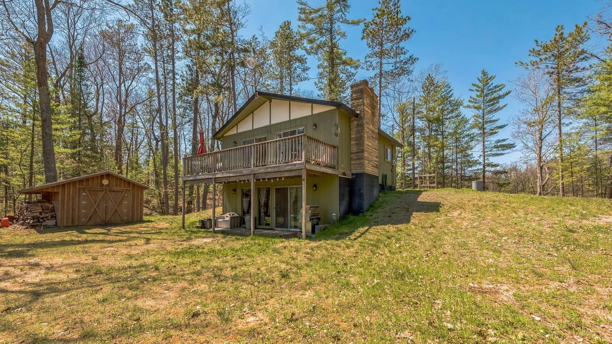 Herron Cabin | Twice Upon A Lake (Curran, MI): Twice the Lakes, Twice the Fall Colors