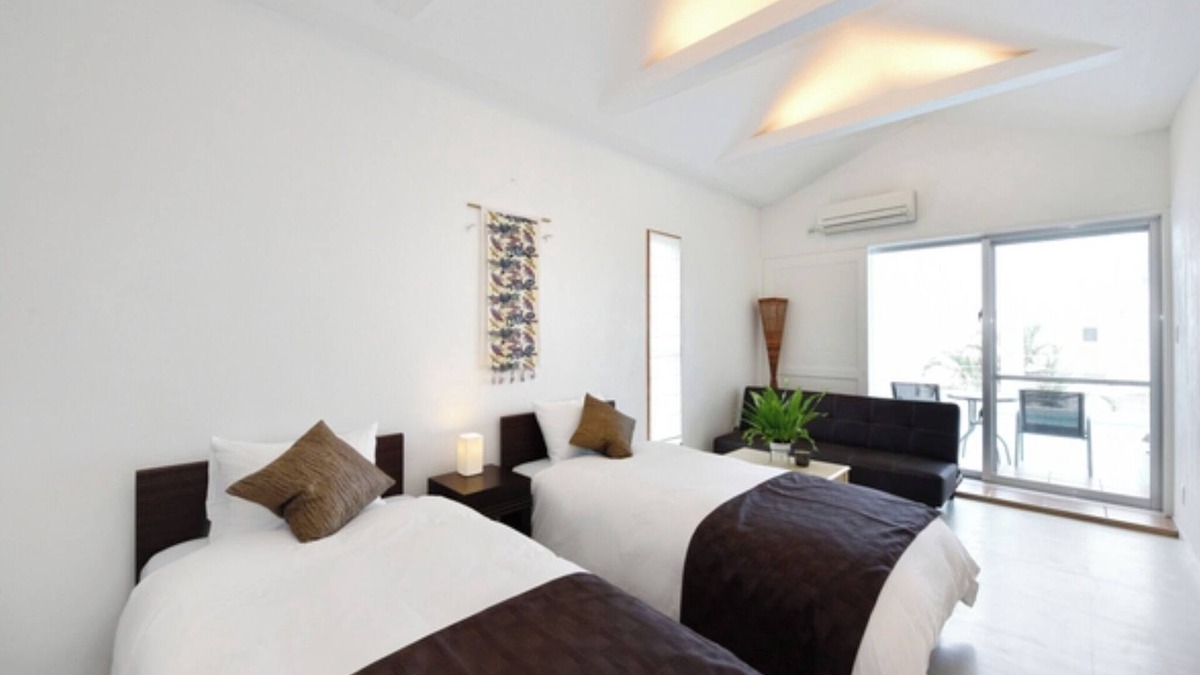 Kadena-cho Hotel | twin bedroom/Nakagami-gun Okinawa