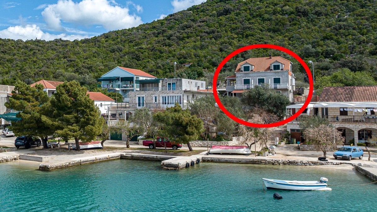 Dubrava Apartment | Two bedroom apartment near beach Luka Dubrava, Pelješac (A-21647-a)