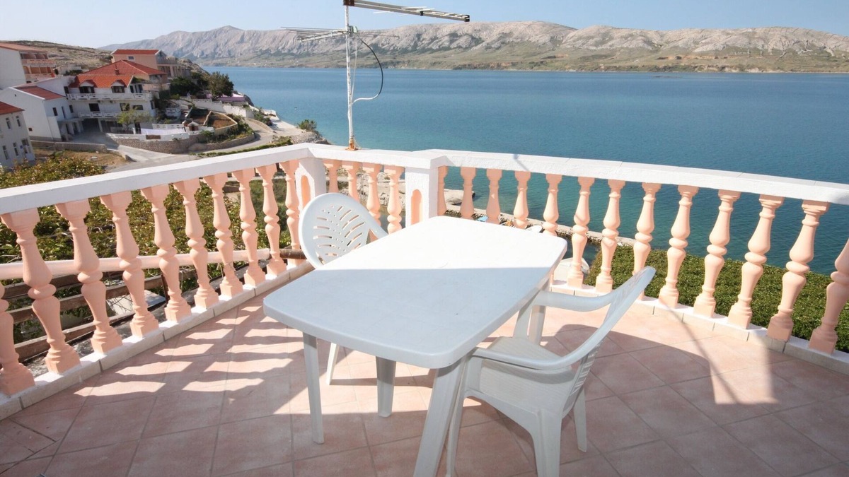 Zubovici Apartment | Two bedroom apartment with terrace and sea view Zubovići, Pag (A-6394-b)