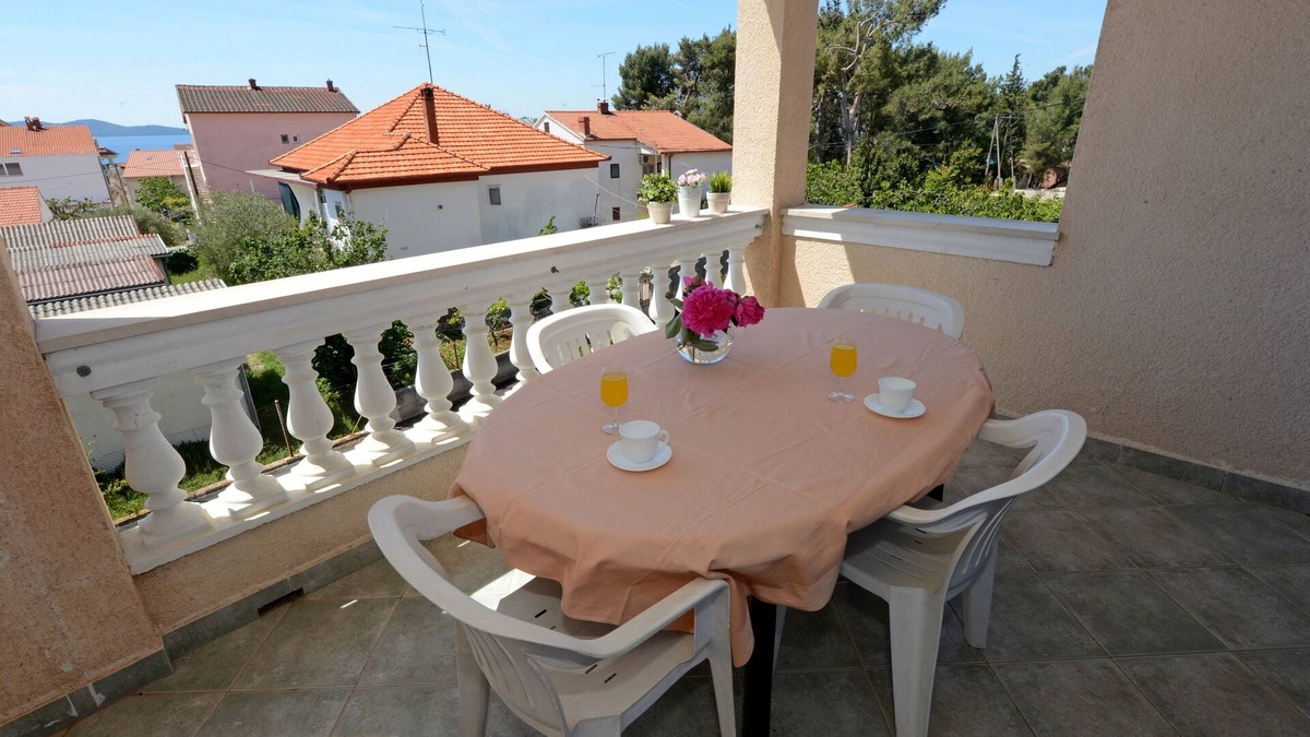 Zadar Apartment | Two bedroom apartment with terrace and sea view Zadar - Diklo, Zadar (A-15338-c)