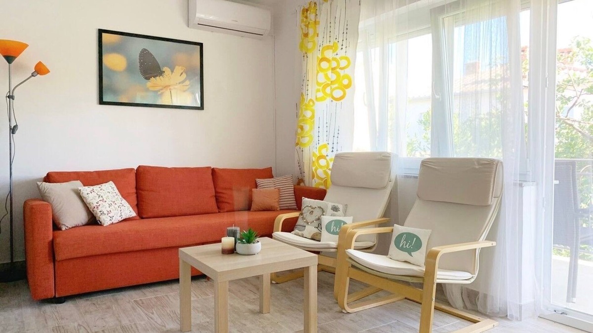 Krk Apartment | Two bedroom apartment with balcony Krk (A-22395-a)