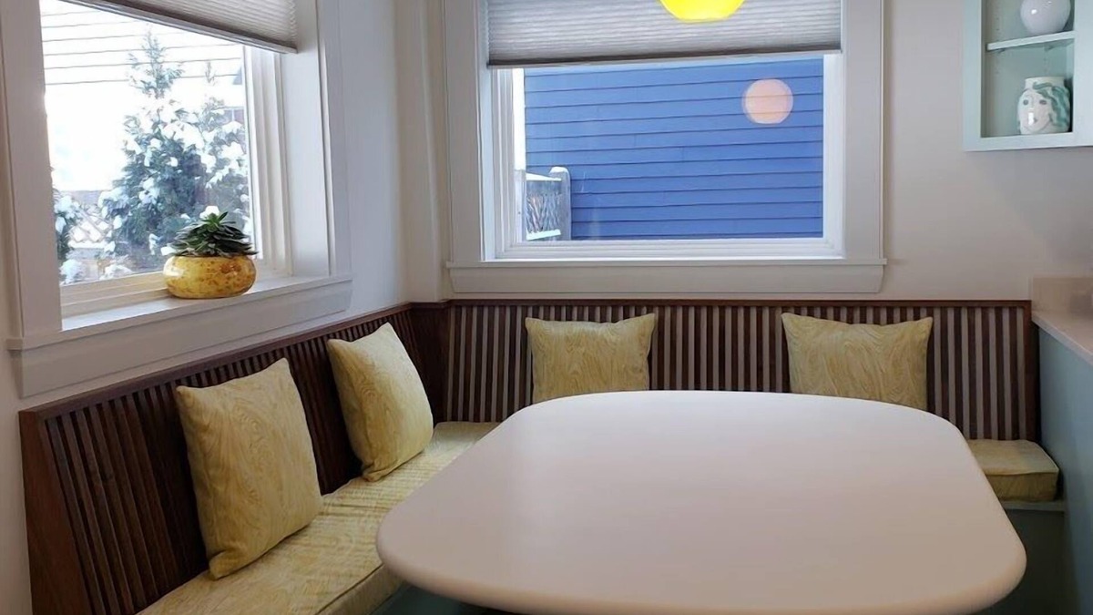 Hallowell Apartment | Two bedroom Mid Century Modern apartment in Downtown Hallowell