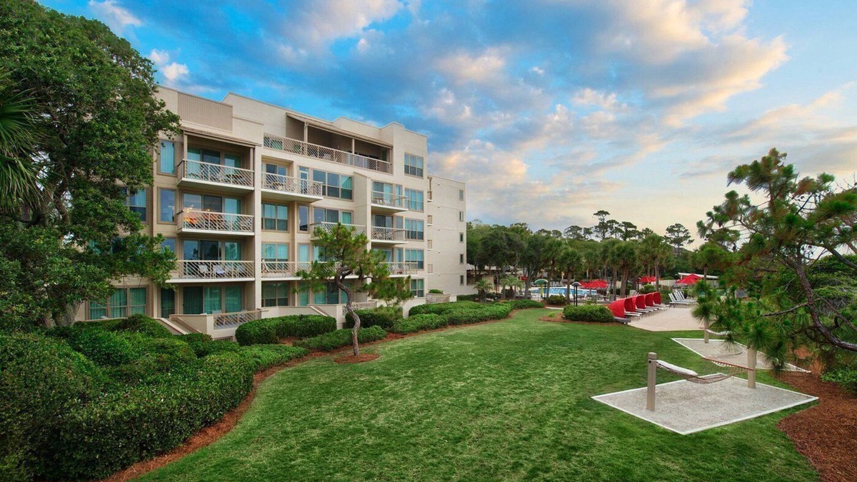 Oceanside Condo | Two bedroom, ground floor, oceanfront Marriott condo in Sea Pines on HHI!