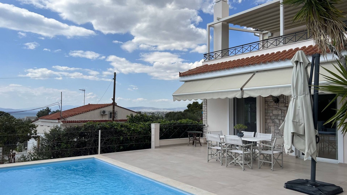 Vouliagmeni Villa | Two-Bedroom Villa Reina with Private Outdoor Pool on Vouliagmeni Hill