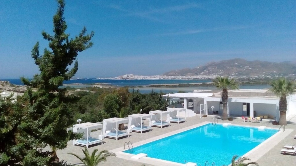 Agios Prokopios Villa | Two bedroom villa with two baths, panoramic sea views, hot tub, breakfast incl.