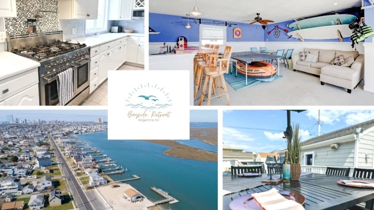 A-Zone House | TWO LIVING SPACES! BAYSIDE & CLOSE TO THE BEACH, GAME ROOM & BAR!