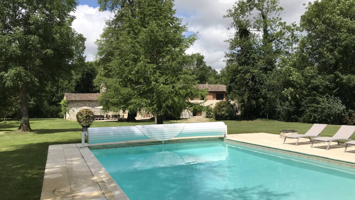 Lalandusse House | Two properties: 13th century manoir and mill, private garden & 12mtr heated poo