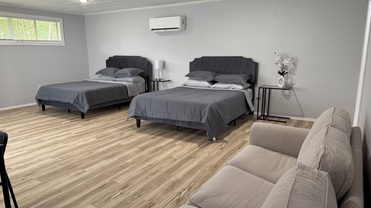 Marksville Apartment | Two queens bed apartment with full kitchen all amenities included in Marksville