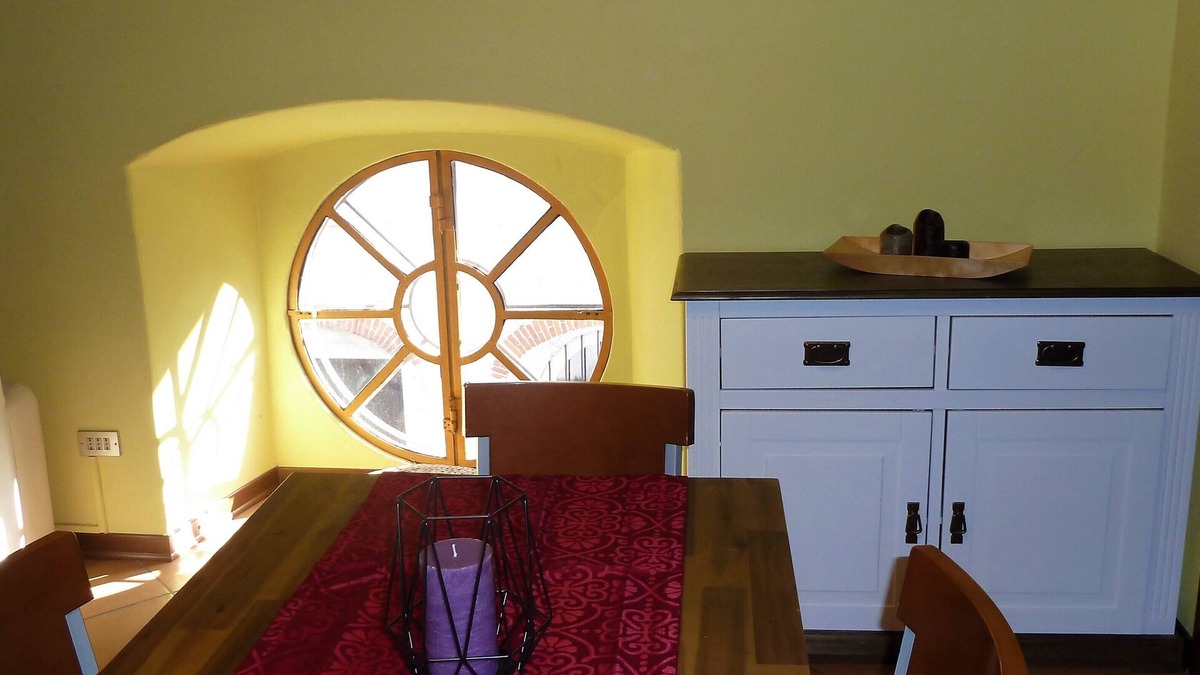 Nebbiuno Apartment | Two-room apartment on two levels in an old paper factory of the early '800