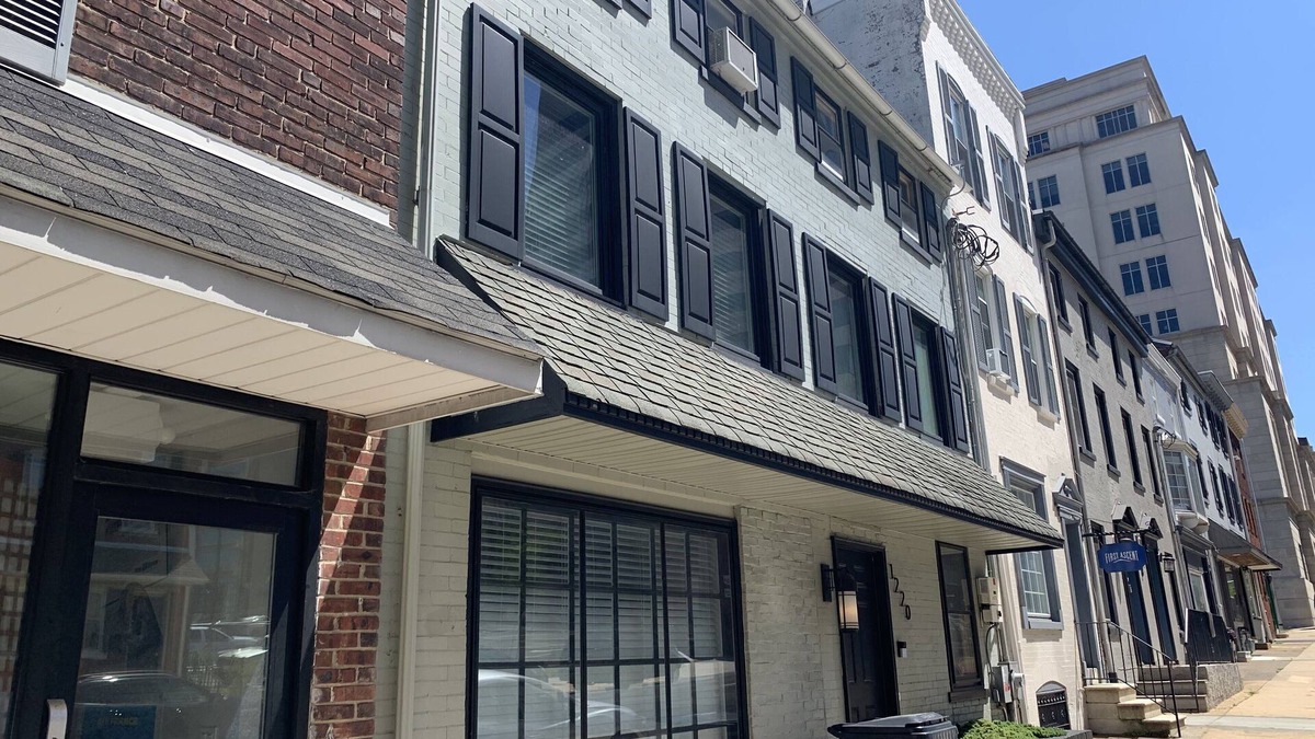 Downtown Wilmington Condo | Two-story condo in luxury townhouse. Free parking.