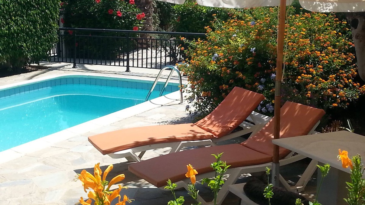 Kissonerga Apartment | Two very large, bright apartment with private garden, pool and grill