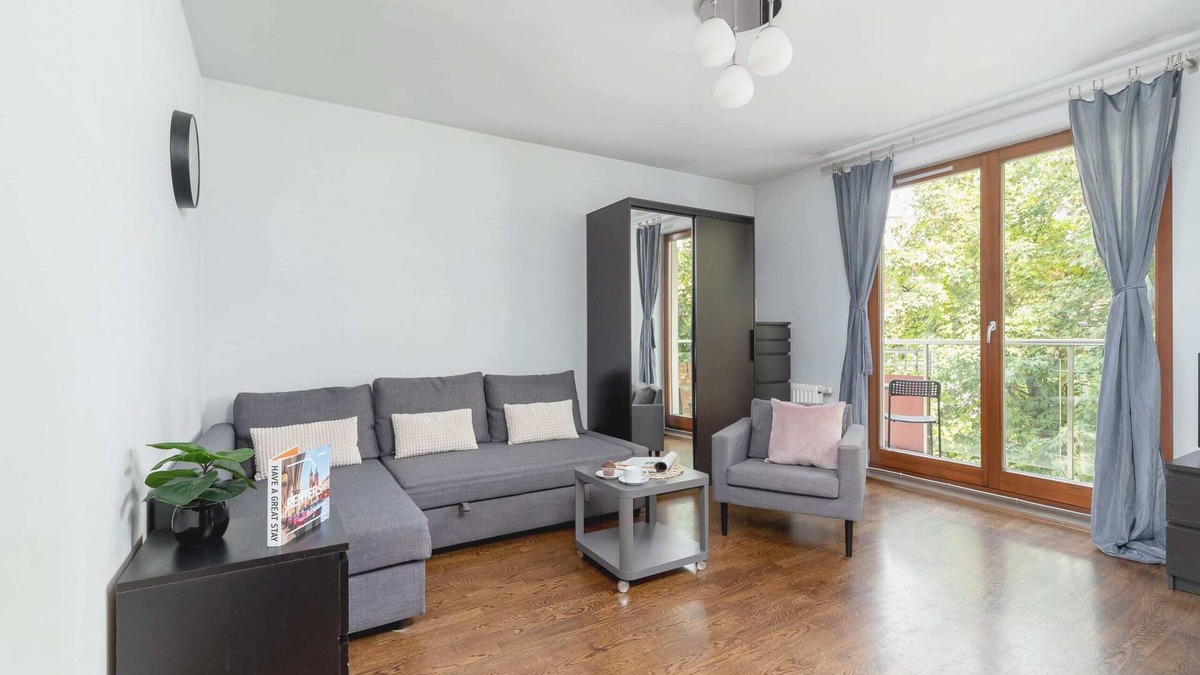Krakow Apartment | Tyniecka 43A | Comfortable Studio | Balcony