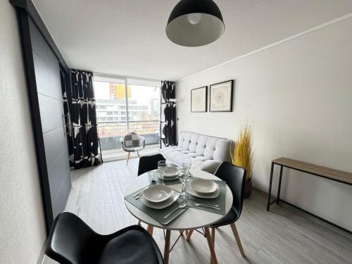 Downtown Santiago Apartment | U509 - Relax céntrico en Santiago con Gym y Piscina