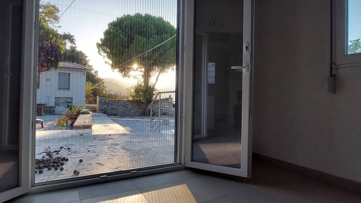 Vathi Villa | Under the pine tree