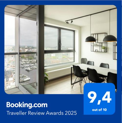 De Kaaien Apartment | UNIEK appartement - mooiste en hoogste uitzicht op Antwerpen! - incl gratis parking