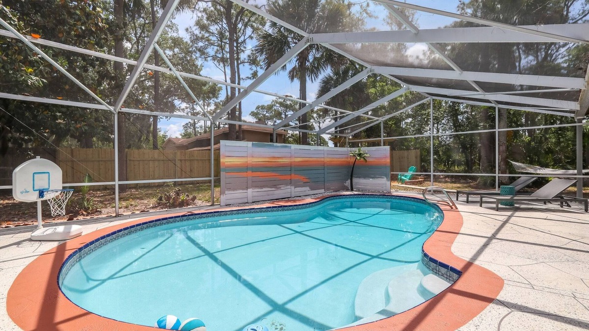 Port Saint John House | Unique A-Frame Heated pool & Firepit