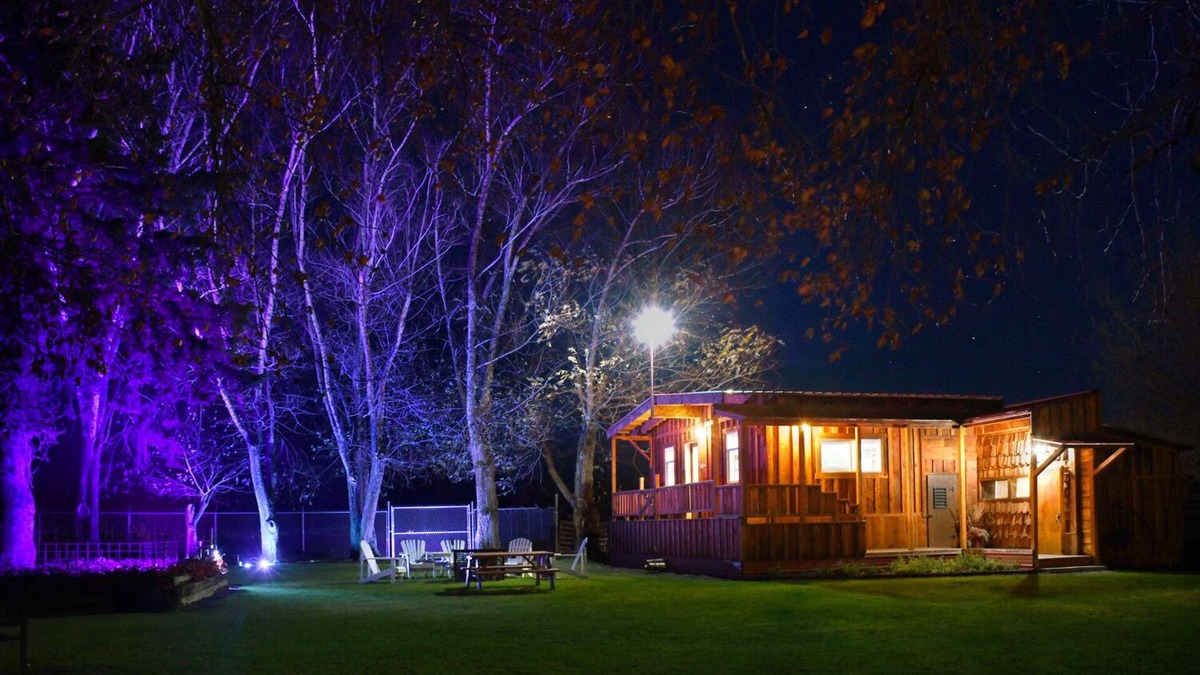 Milton-Freewater Cabin | Unique Cabin Oasis: Fully-Gated, Pet-Friendly, King Bed