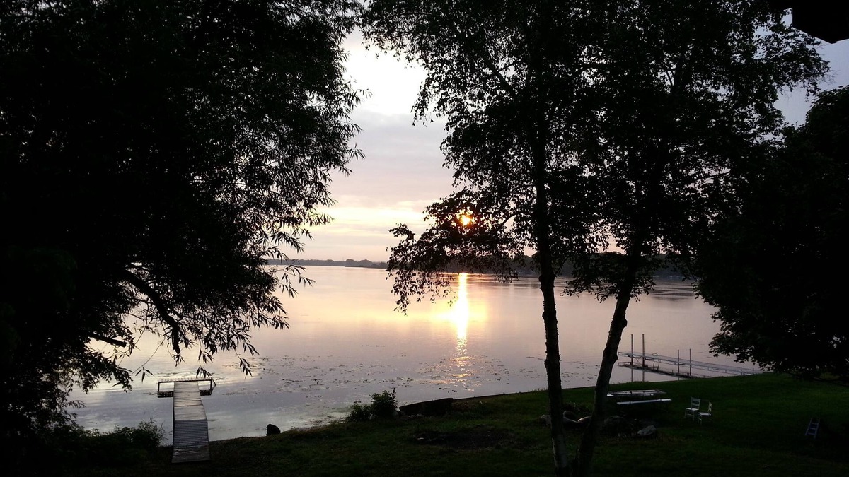 Wind Lake House | Unique Family Home Overlooking Beautiful Wind Lake With 117' Lake Frontage