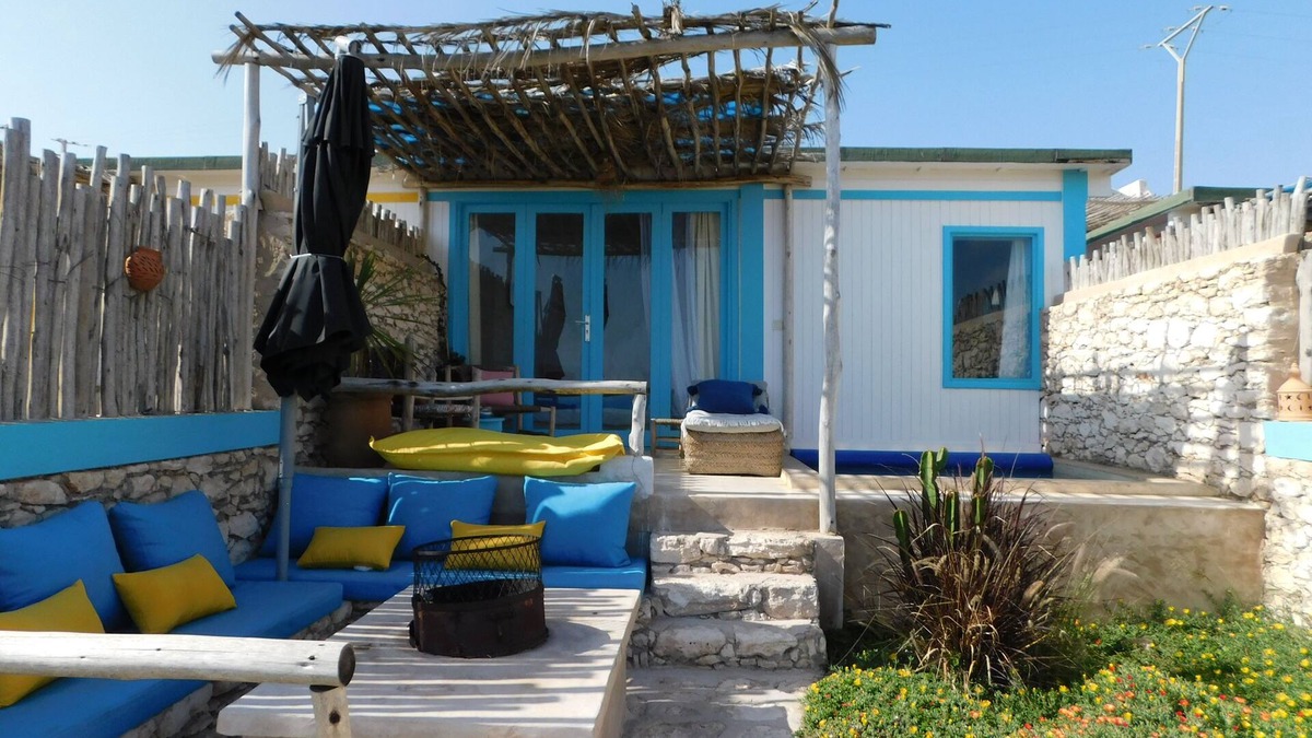 Essaouira Cottage | Unique ocean view Blue cabin with private pool