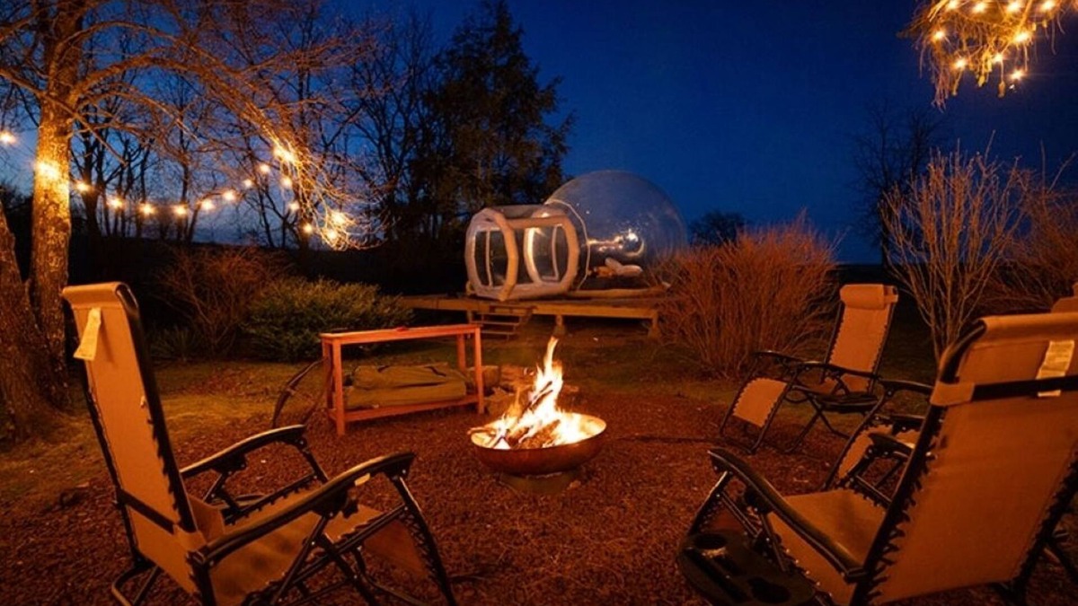 Cambra House | Unique Stay! Ricketts Chic Farmhouse Retreat w/BUBBLE Tent