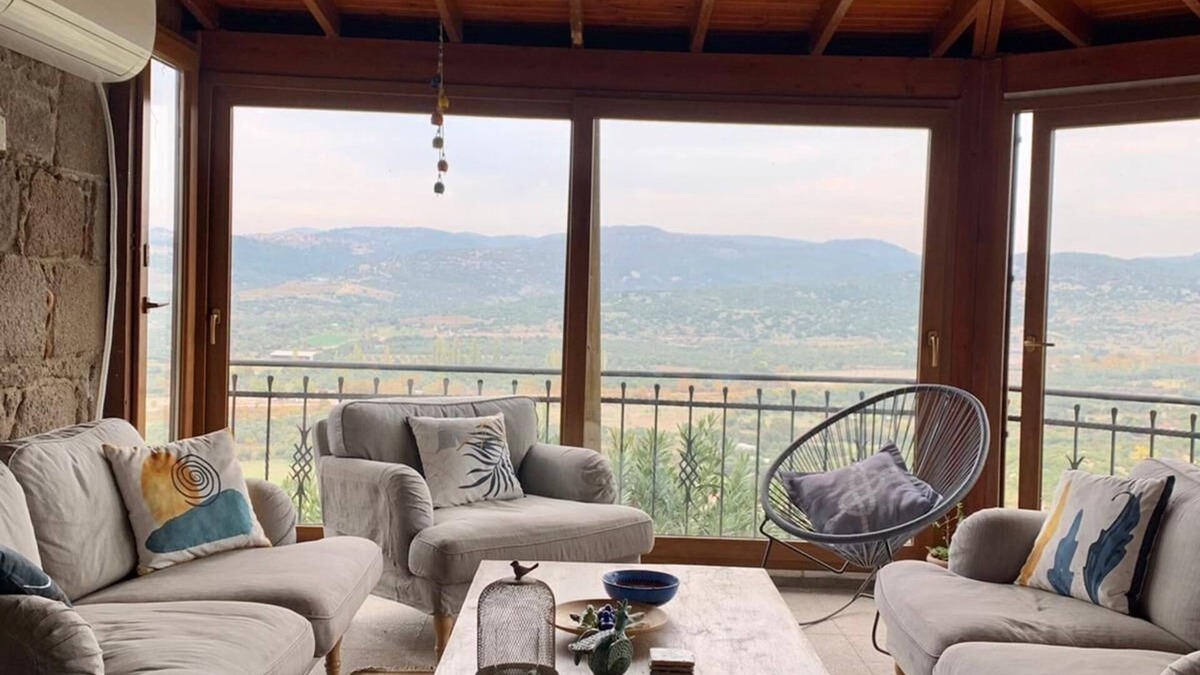 Behram House | Unique stone house with a magnificent valley view