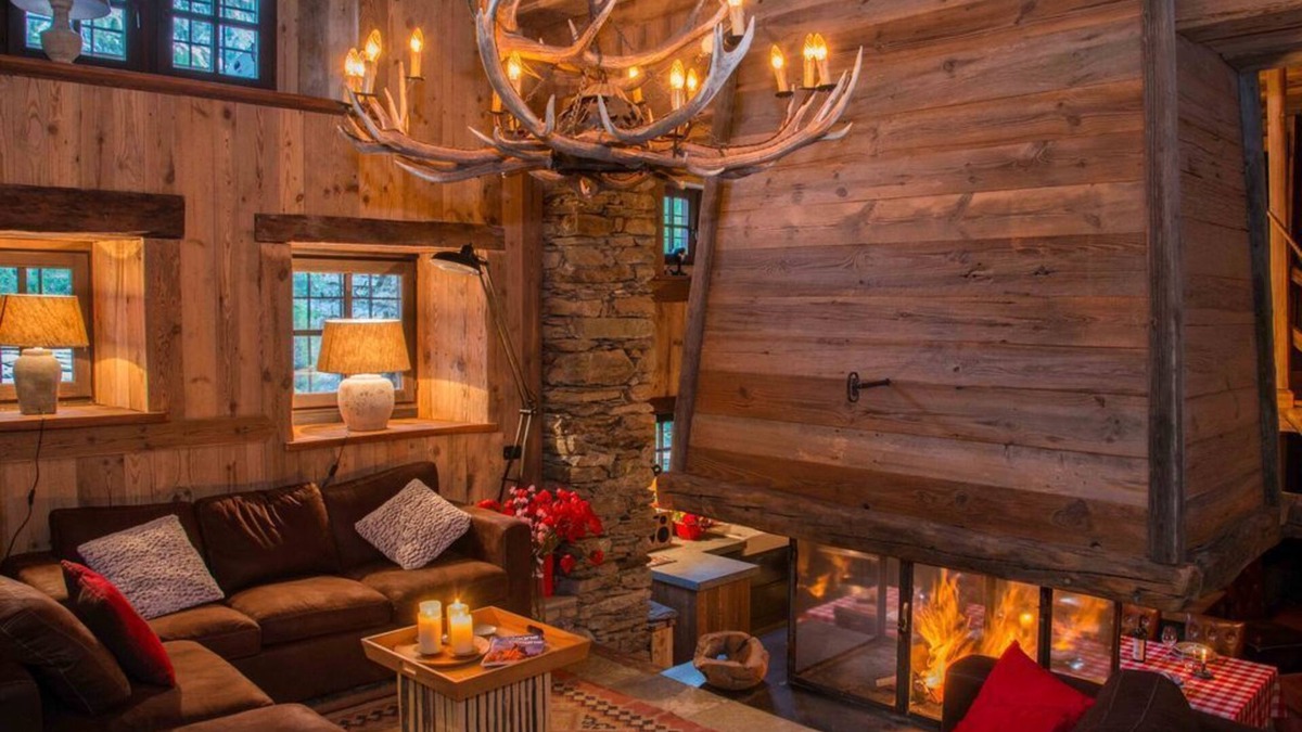 Champoluc Ski Chalet | Uniquely Located Old Stone And Wood House In Antique Mountain Village At 2083 M
