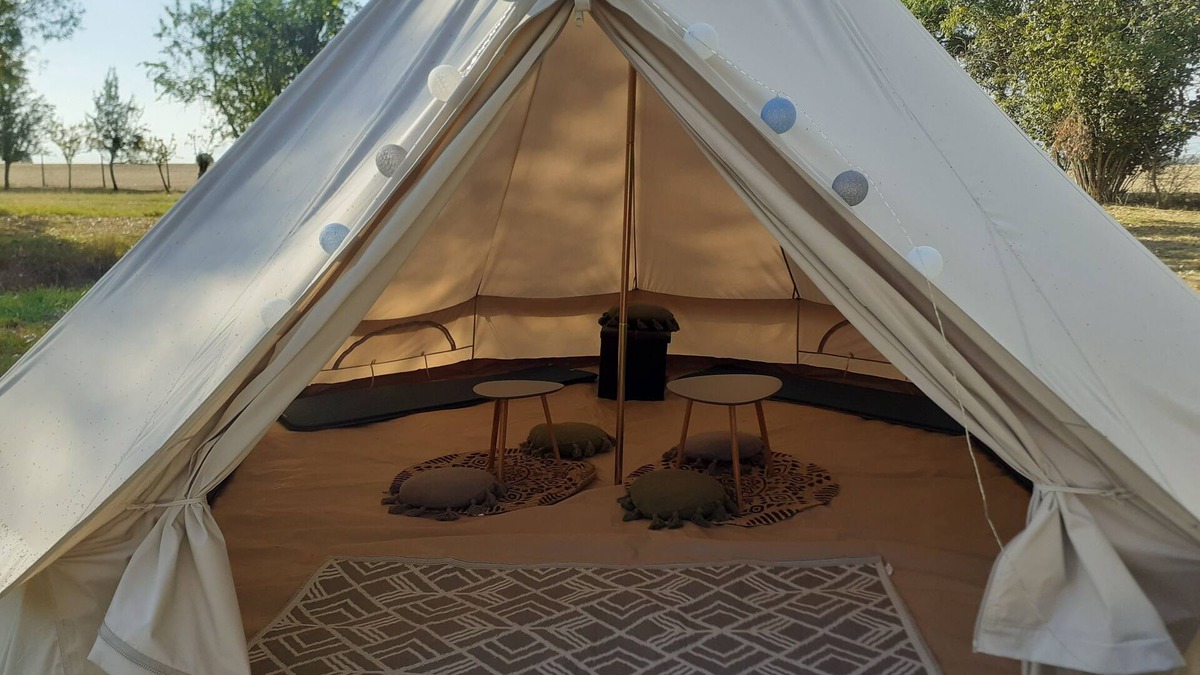 Oucques Cabin | Unusual tepees available only in high season