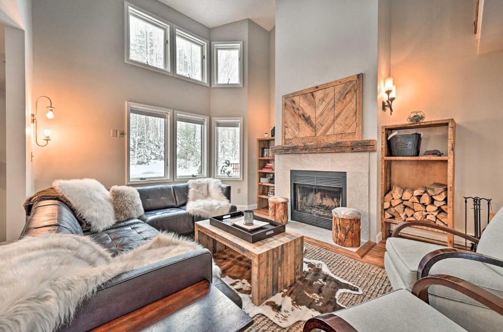East Burke Apartment | Updated Condo Next to Burke Mountain Bike Trails!