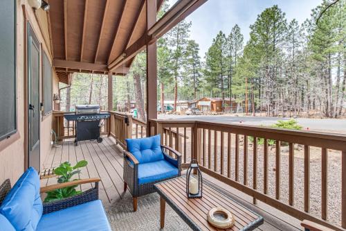 Pinetop House | Updated Deck and Fireside Table Pinetop Cottage