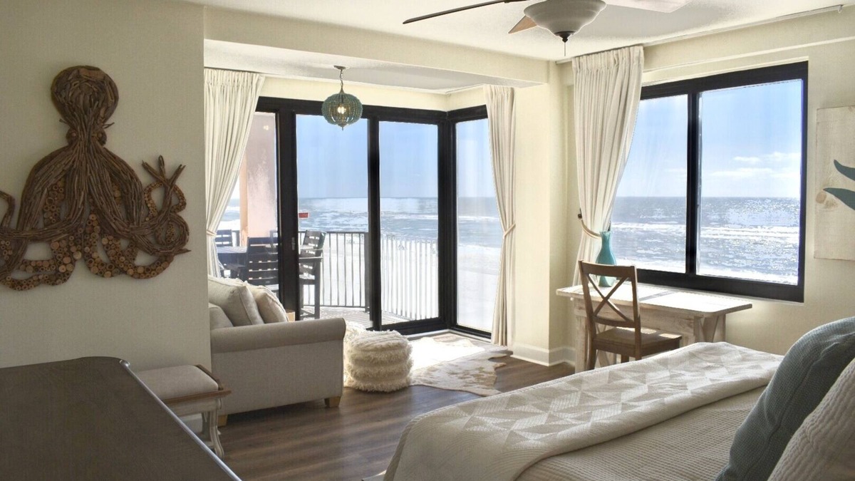 Orange Beach East Condo | Upgrades Galore! STUNNING Views, Steps to the Sand & Short Walk to FLORA-BAMA!