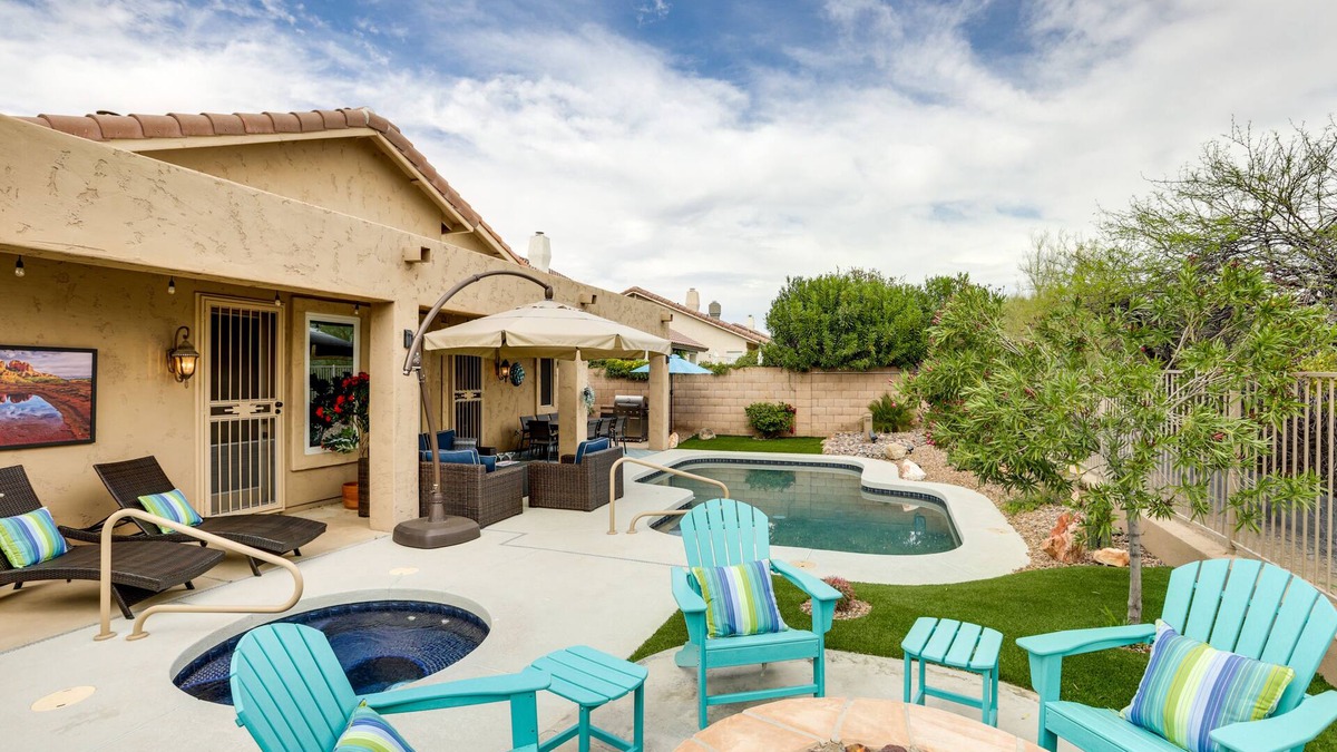 Tatum Ranch House | Upscale Cave Creek Home w/Private Pool & Spa!