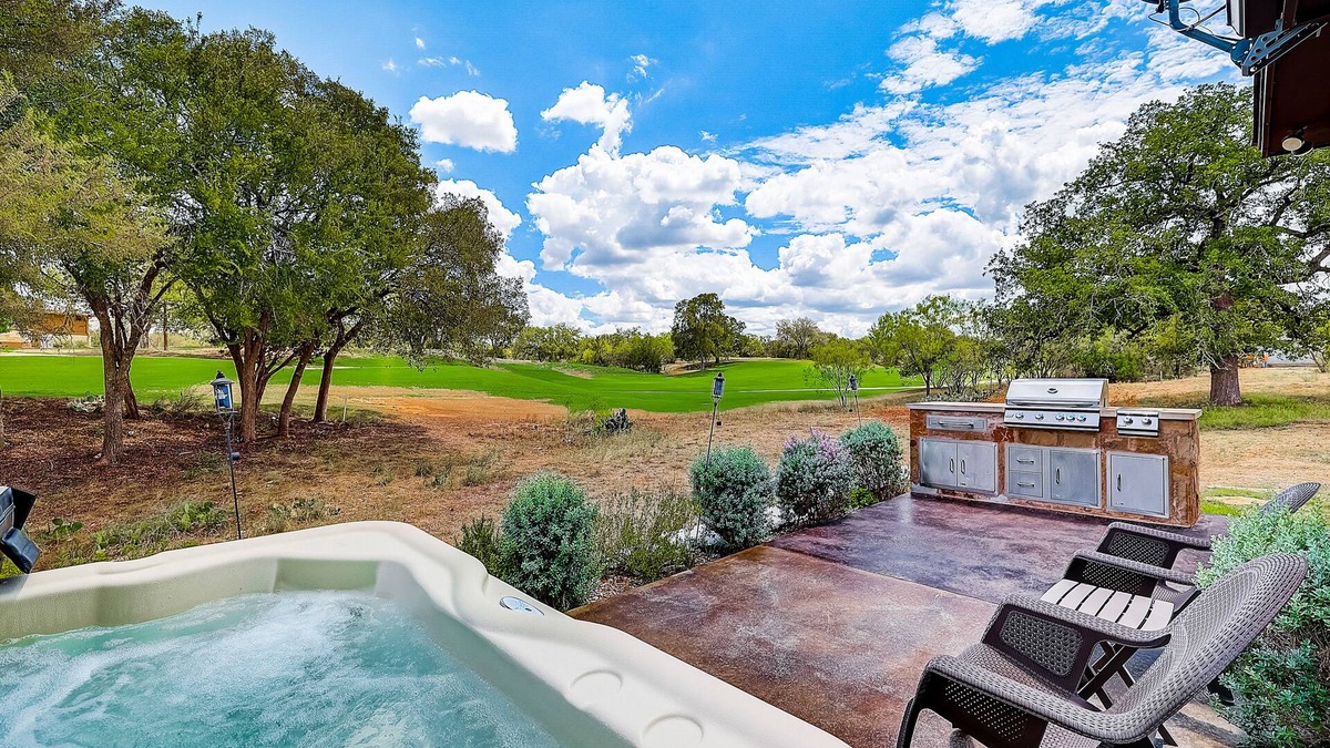 Horseshoe Bay West House | Upscale country getaway with private hot tub, game room, & beautiful views