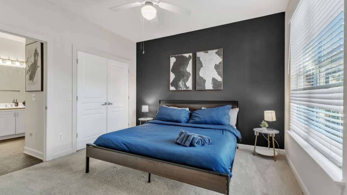 Southwest Raleigh Apartment | Upscale King 1BR Suite to Downtown Raleigh!