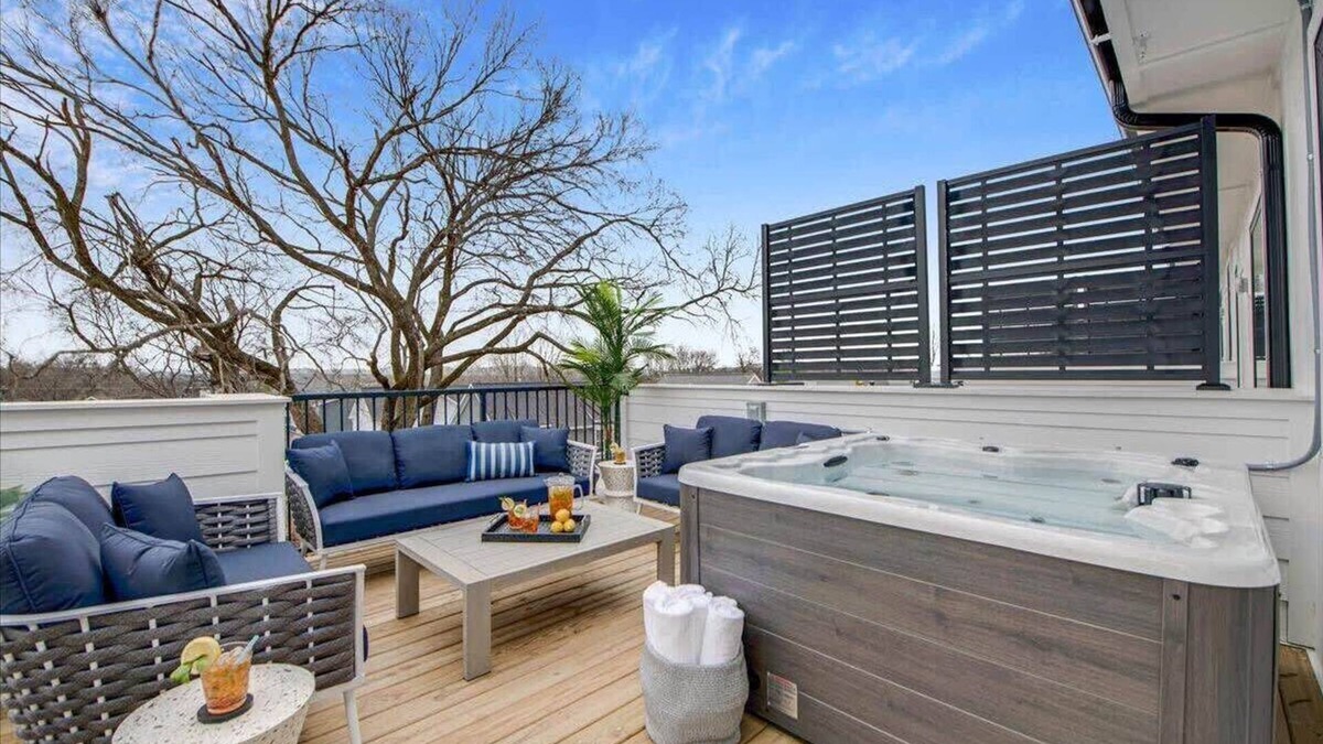 North Nashville House | Upscale Southern Homes | Private Hot Tub